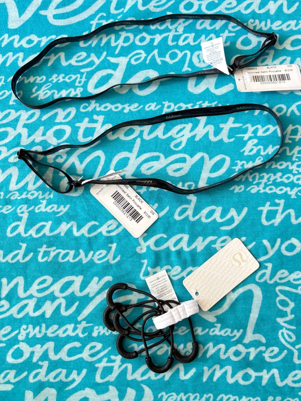 NWT‼️ Combo Lululemon Head Bands & Hair ties